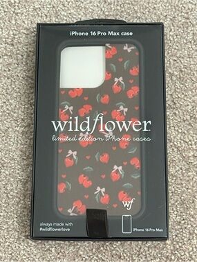 Wildflower iPhone 16 Pro Max Cherry Pattern Case